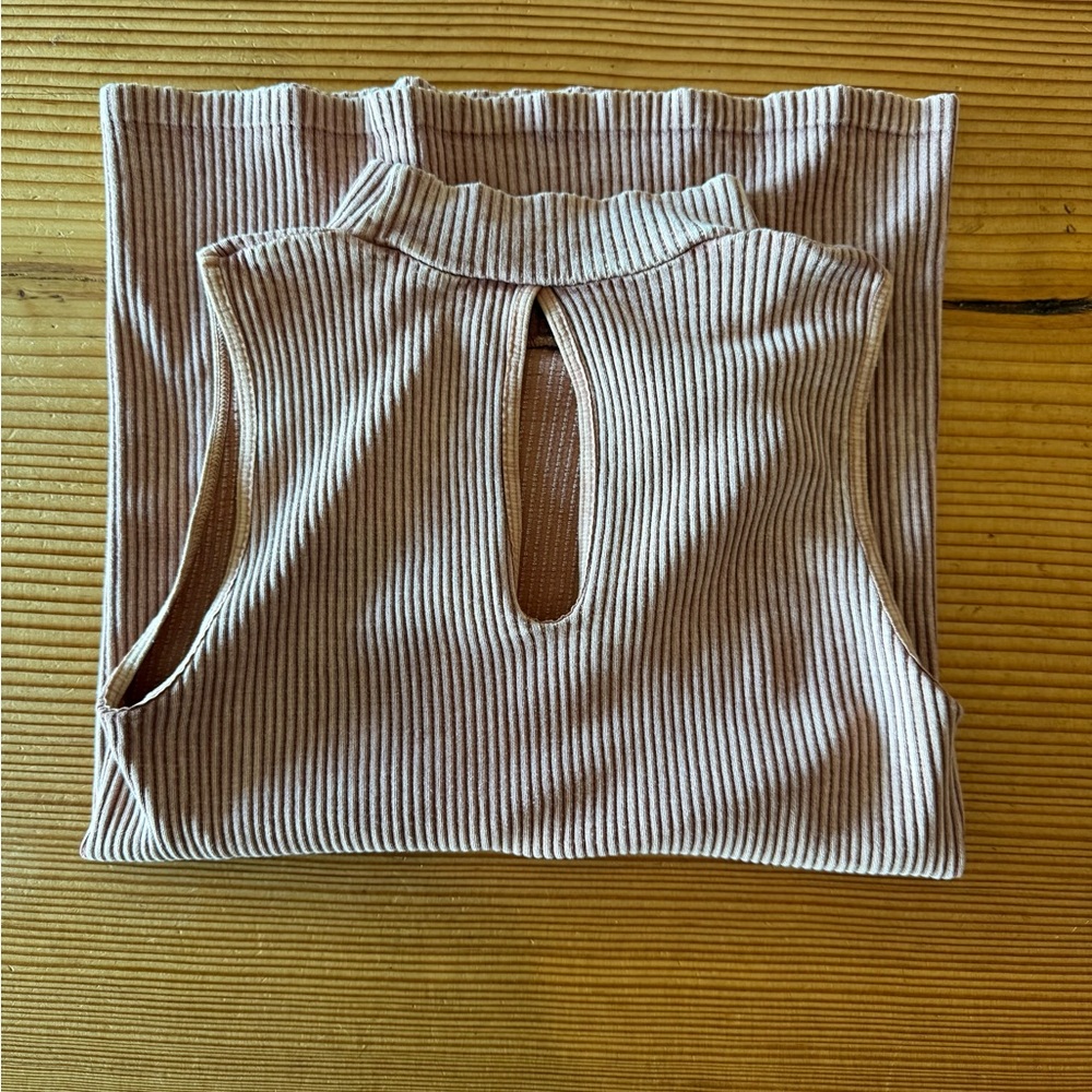 Free People No Looking Back Ribbed Tank